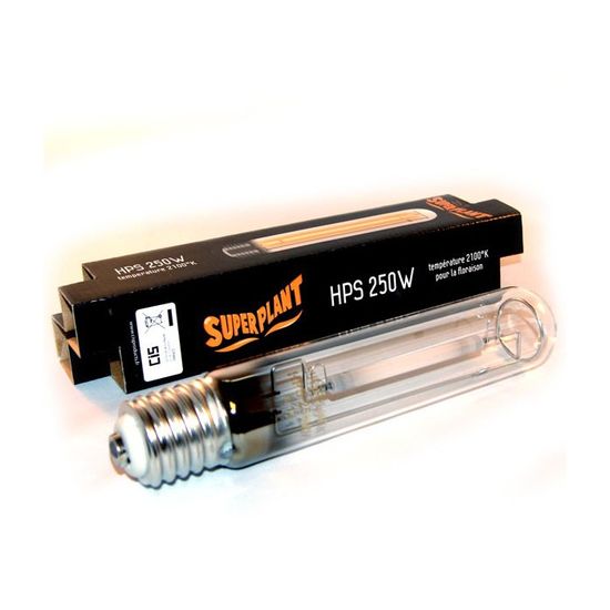Ampoule Hps 600w Sodium 2100K Floraison Culture E40 Ampoule HPS 600W Superplant - Sodium 2100°K - Pour Culture Floraison E40 éclairage Culture Floraison