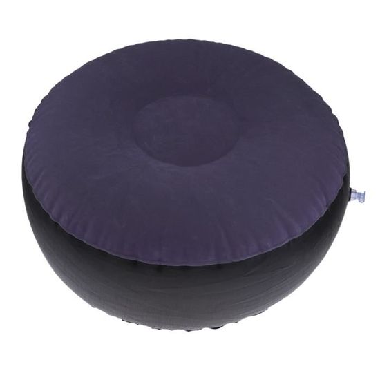 2x Pouf Gonflable Chaise Tabouret D'Air Intérieur Et Extérieur, Ultra-Léger pour Chambre à Coucher de Pêche de Camping