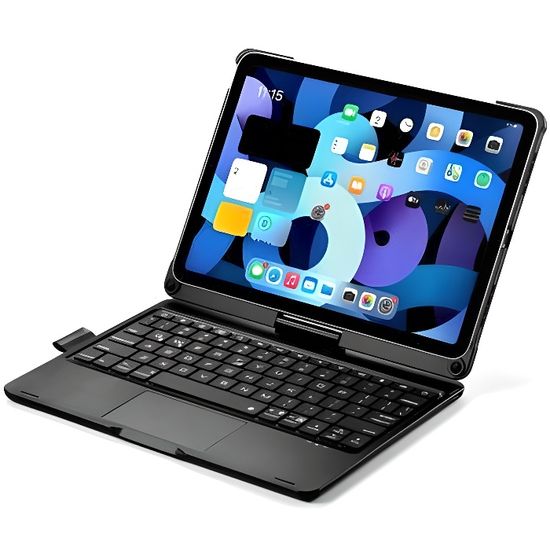 Etui de protection avec clavier Bluetooth pour iPad Pro 11" Urban Factory Lumee Noir