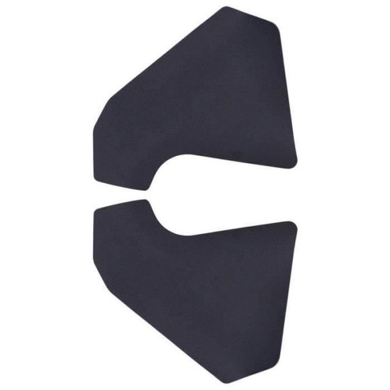 Qiilu Lot De 2 Tampons De Traction Réservoir Moto Antidérapants - Protection Réservoir Carburant Rétro (Noir)