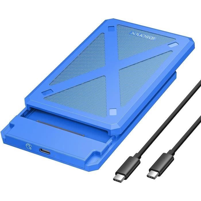 Boîtier Externe USB 3.0 Pour Disque Dur 2,5" SATA SSD/HDD - Hauteur 7/9,5 Mm, Support UASP Et Trim, Rose - 2