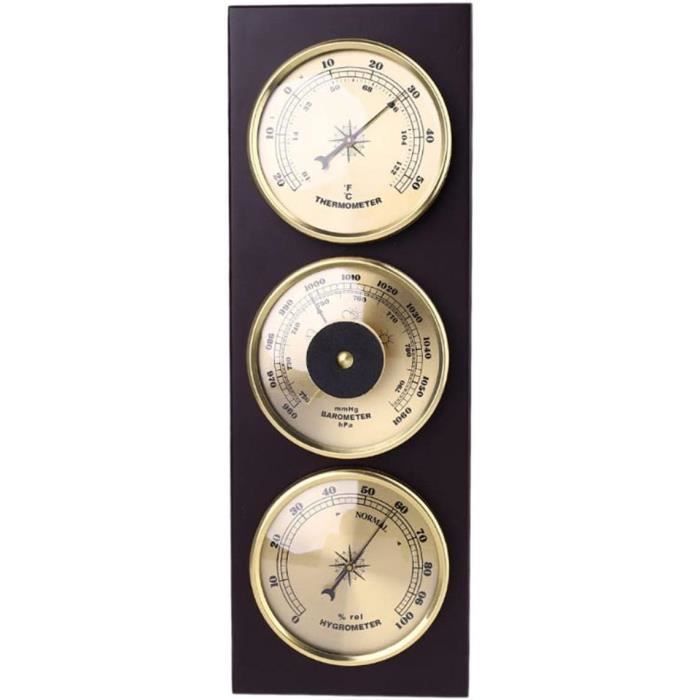 Baromètre, thermomètre hygromètre, à fixation murale, station