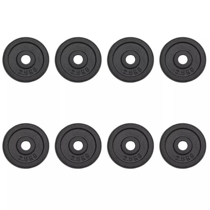 P76 Plaque de poids 8 pcs 20 kg