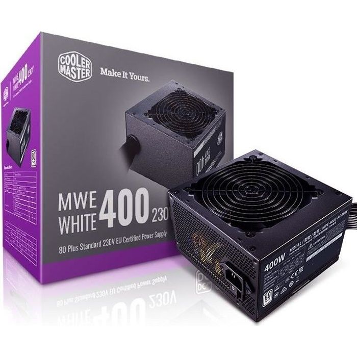 COOLER MASTER Alimentation MWE V2 400W 80 - Blanc