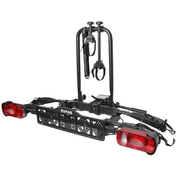 Porte-vélos Eufab Crow Plus pour 2 vélos extensible à 3