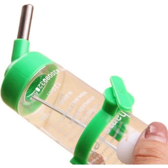 Abreuvoir Biberon Bouteille Distributeur d'eau en Plastique pour Lapin Hamster Petits Animaux