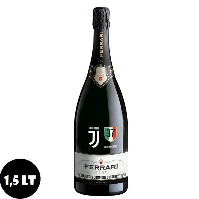 FERRARI BRUT JUVENTUS TRENTO DOC DOC W8NDERFUL MAGNUM 1,5 LT EN CAISSE 37 SCUDETTO 2018/2019