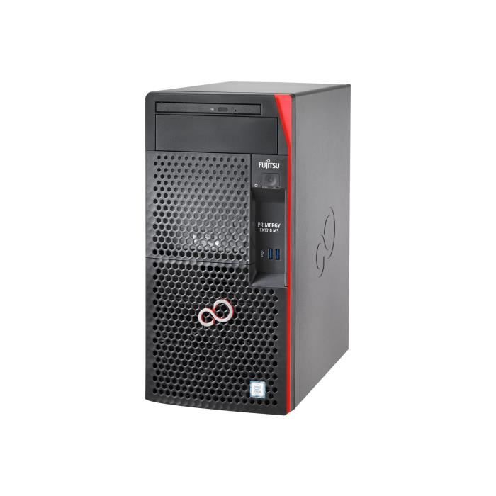 FUJITSU Serveur PRIMERGY TX1310 M3 - Tour - 1 x Xeon E3-1225 v6 - 8 Go RAM - 2 To (2 x 1 To) HDD - Serial ATA Contrôleur - 1