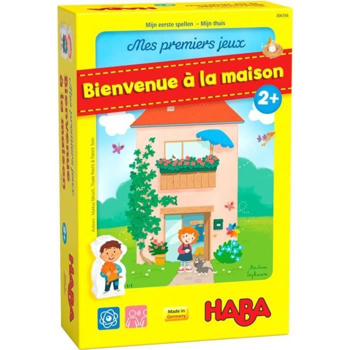 Jeu découverte Haba Mes premiers jeux Bienvenue à la maison Multicolore