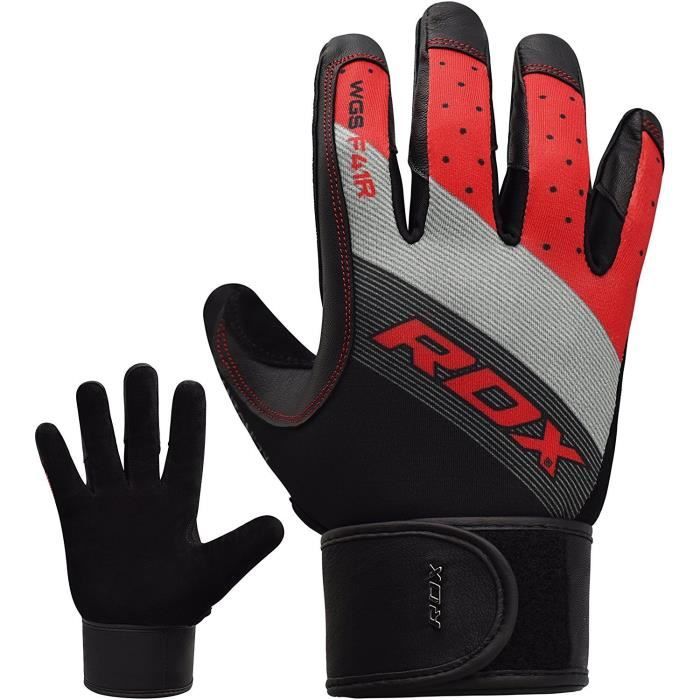RDX Gants de Musculation Compétition Poignet Workout Entrainement Fitness Gymnastique Powerlifter Perméable à l'air
