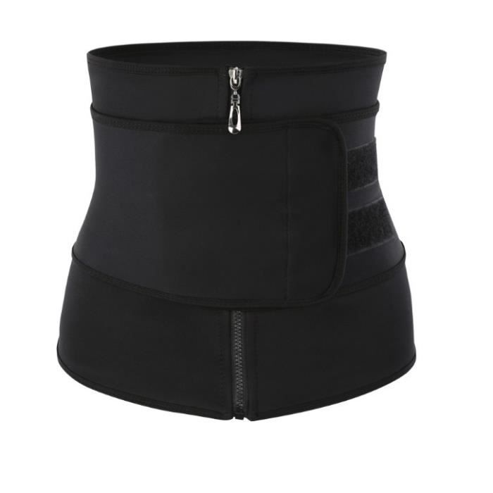 CEINTURE - BOUCLE DE CEINTURE,Corset taille formateur formation Shaper gaine amincissante sous le buste Cincher - Type Black-S