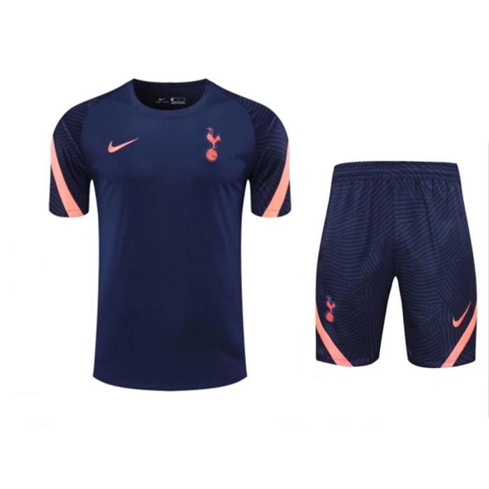Maillot Tottenham Football Training Hauts + Short Adulte Kit 20/21.