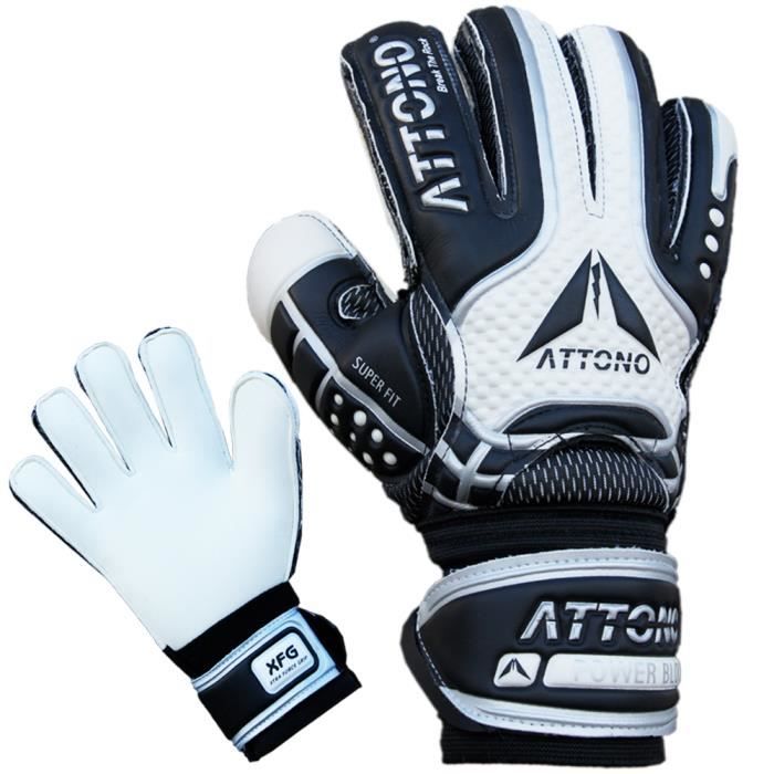 ATTONO gants de gardien de but -POWER BLOCK- avec Fingersave
