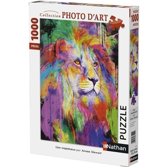 Puzzle N 1000 p - Lion majestueux