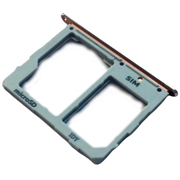 Tiroir Carte SIM et Support micro-SD pour Samsung Galaxy Tab S5e, Piece de Remplacement Original, Doré