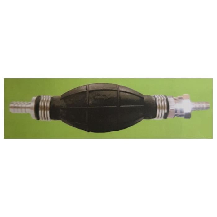 POMPE POIRE POMPETTE amorcage carburant essence gasoil 8MM Coudé 90
