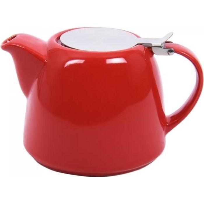 Théière 0.6 l studio rouge avec filtre inox - Table Passion NEURE Rouge