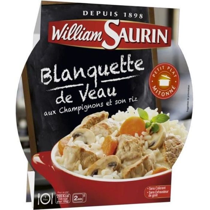 Blanquette de veau aux champignons de riz - 285 g