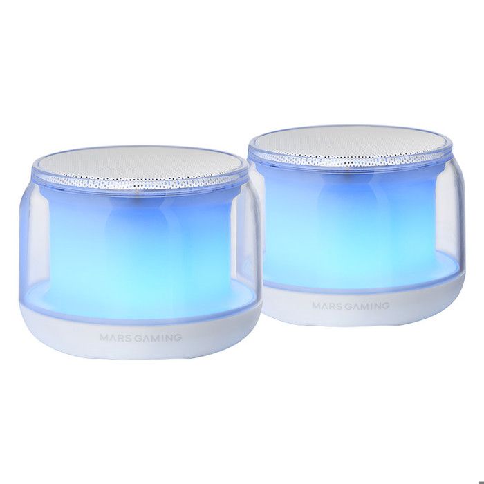 Haut-Parleurs Bluetooth Mars Gaming MS-AURA – 15W, Éclairage RGB 360º - vue 8