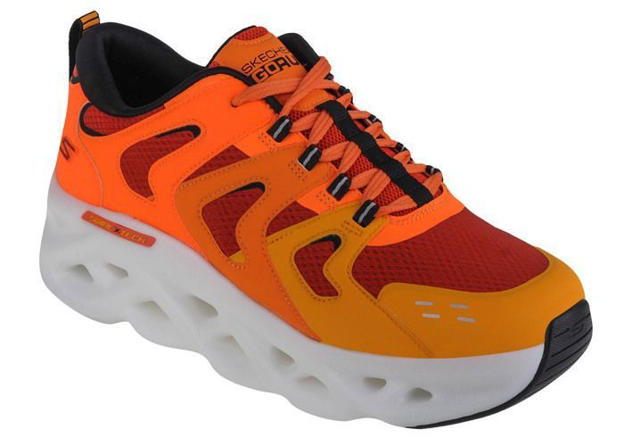 Baskets Sneakers Homme Orange Skechers GO Run Swirl Tech-Surge