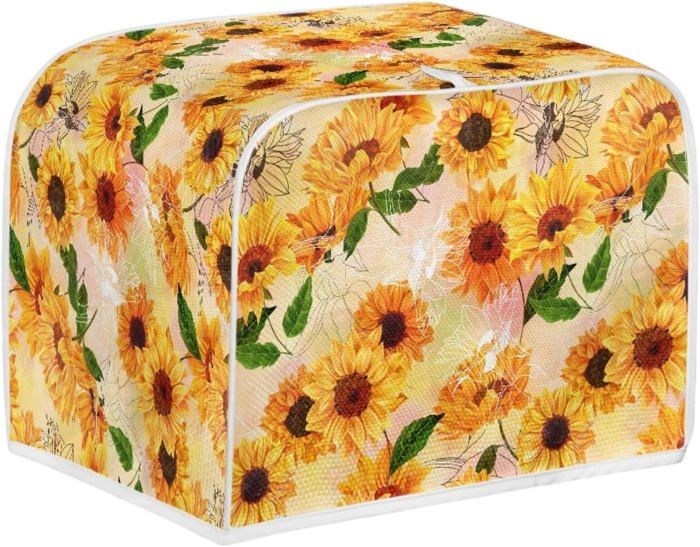 Housse Anti-Poussière Pour Robot Mixeur Avec Base Coulissante - Polyester, Poches De Rangement - 36x23x38 Cm - 2