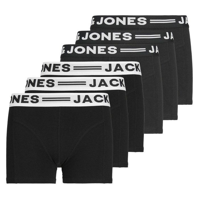 Boxer 1825 JACK & JONES 7 Pack Jacbasic Trunks Lot De 7 Boxers Noos Pls, Noir Calvin Klein