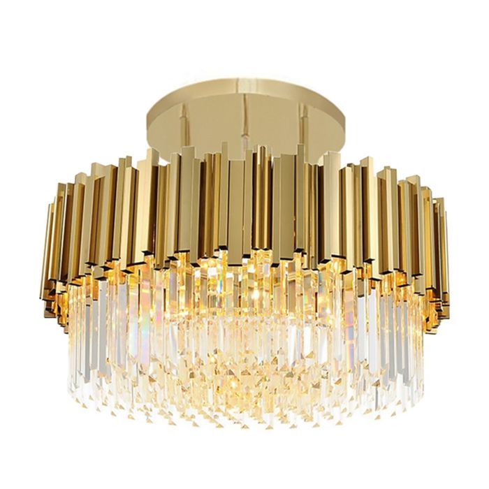 Lampe De Plafond Toolight App1100 Plafonnier Or 40 X 40 X 13 5 Cm