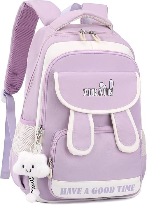 MKNAZ Sac à Dos Avec Cordon De Serrage Imprimé Paon Violet