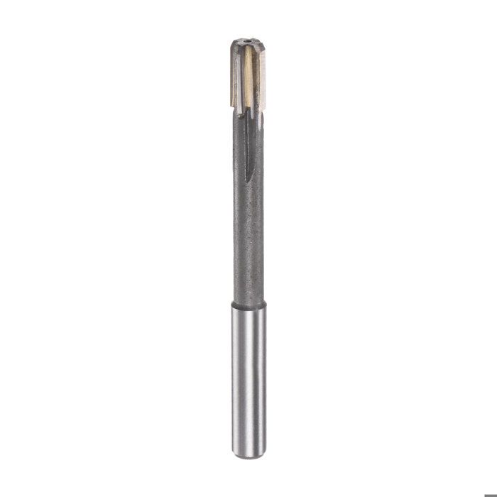 Alésoir Carbure 6mm H7 Sourcing Map - Pour Métaux Et Bois - Précision Droit Flûtes - Tige 6.4mm