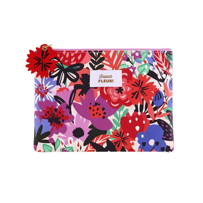 Pochette à Couverts Anice (+ 3 Couverts) – Modèle Matin Fleuri Escapade Florale – Pour Pique-nique, Voyage Ou Cadeau - 3