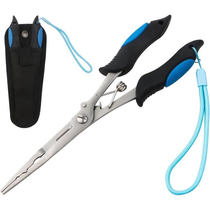 Pince De Pêche SeaKnight SK001 – Inox 165 Mm, Multifonction (coupe, Dénude, Sertit, Retire Hameçon)