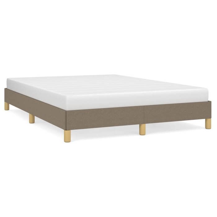 Printemps/été 2025 Structure de lit - SOLOMON - pour Adulte/enfant sans matelas taupe 160x200 cm tissu LV10158