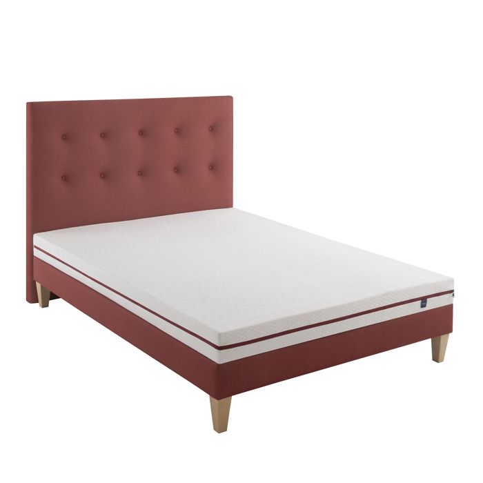Ensemble matelas junior 100% latex sommier pieds et tête de lit Crépuscule 200 - SOMEO 140x190 - Blanc - Fabriqué en France - Ensemble matelas junior 100% latex sommier pieds et tête de lit Crépuscule 200 - SOMEO 140x190 - Blanc - Fabriqué en France -
