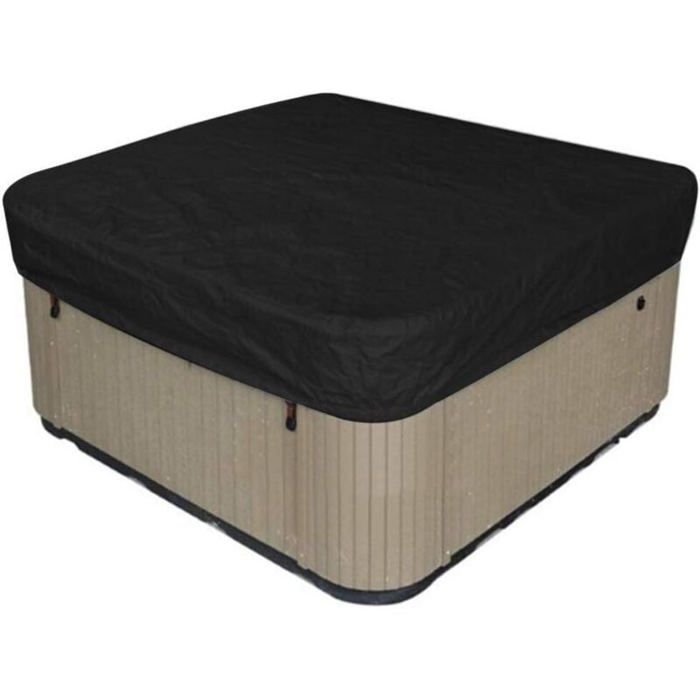 Housse pour spa - PZCC - 218 x 218 x 30 cm - Résistante aux intempéries - Pliable - Anti-poussière