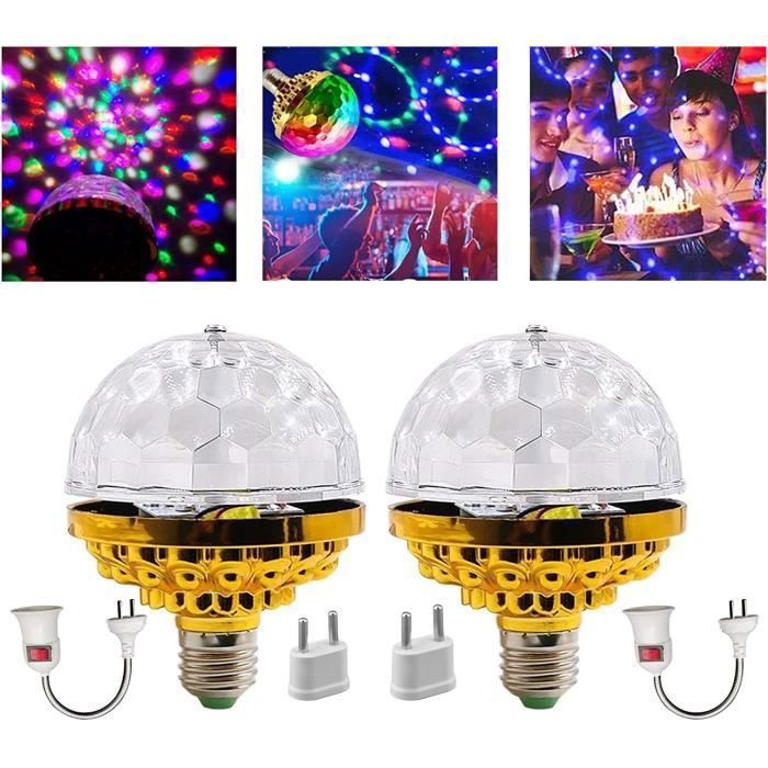 Sphère Mémoire Numérique - Boule Lumineuse Affichage LED, Globe 6,9 Cm