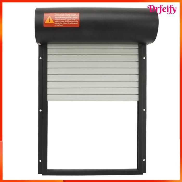 Meilleurs prix pour Porte automatique de poulailler - AKOZON - Drfeify - Panneau solaire - Minuterie LED - Cadre métal
