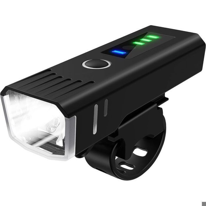 Eclairage Vélo LED Puissant Rechargeable USB Lampe Avant Phare Capteur Lumière Automatique Cyclisme VTT VTC Haute Performance