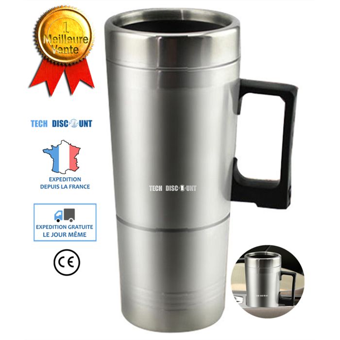 Tasse à café voiture voyage ancienne de sport  - Lazozo -  voyageur de course gobelet thermos étanche verre thé acier inoxydable éco