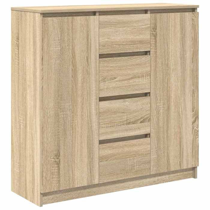 Buffet(1 pc) Commode Vaisselier Meuble Rangement et tiroirs chêne sonoma 100 5x35x98 5 cm bois ingénierie B6958