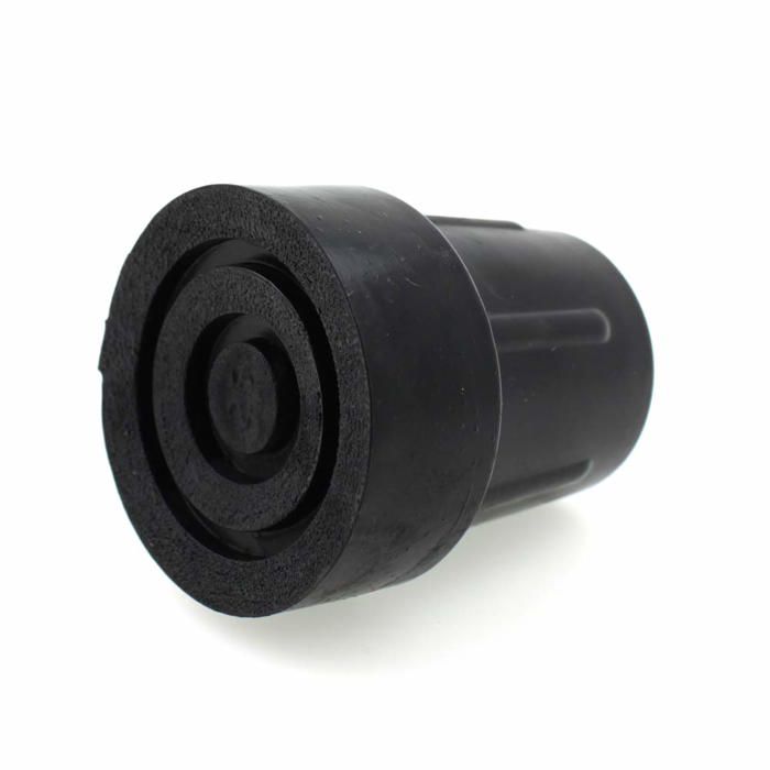 embouts de haute qualité en caoutchouc (Pack 2) - Choisissez votre taille / couleur! (16mm noir)