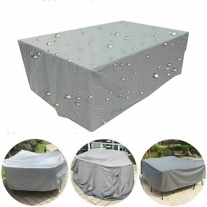 Housse pour Table de Jardin Rectangulaire Housse de Protection Bâche Imperméable pour Mobilier Salon de Jardin pour Table Canapé Housse pour Table de Jardin Rectangulaire Housse de Protection Bâche Imperméable pour Mobilier Salon de Jardin pour Table Canapé