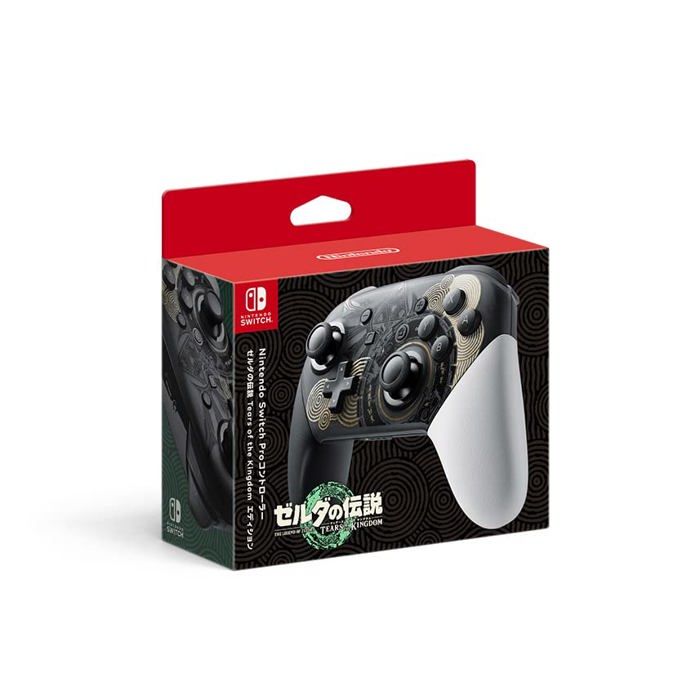 Nintendo Manette Pro Controller The Legend of Zelda Tears of the Kingdom Edition JP Noir - vue 2