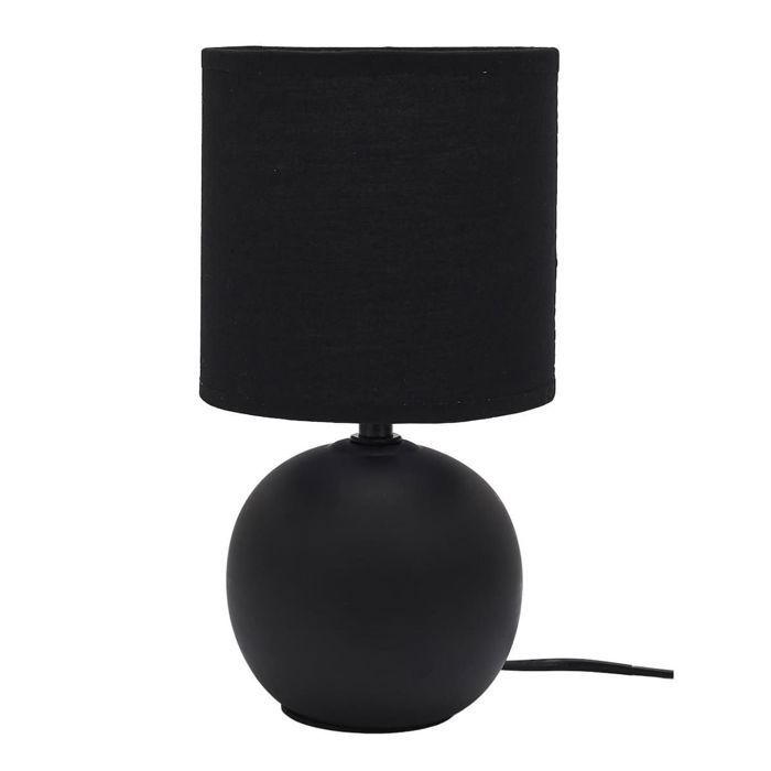 Lampe à poser céramique noir (H25cm)