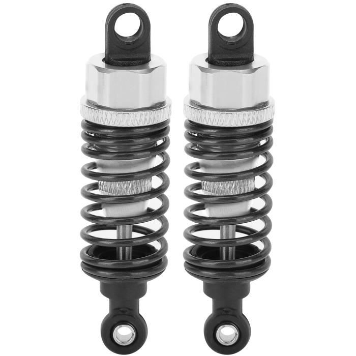 Amortisseur RC 2 Pièces, Amortisseur RC en Alliage D'aluminium, Amortisseur D'huile à Performances Améliorées, Amortisseur de Suspension pour Camion Remorque 1/14 (Blue