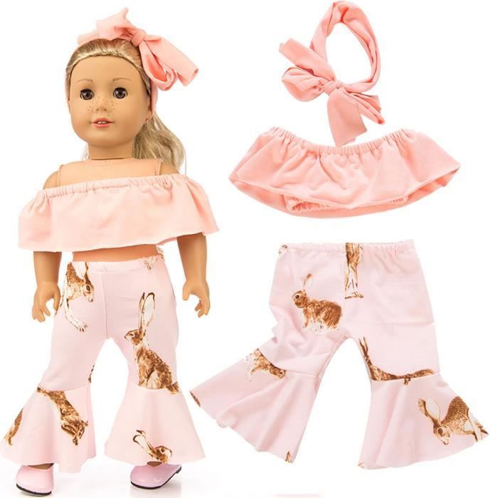 Baby Doll Vêtements costume pantalon pour poupées American Girl 18 pouces  accessoires Toy PK WJ4279 - Cdiscount Jeux - Jouets
