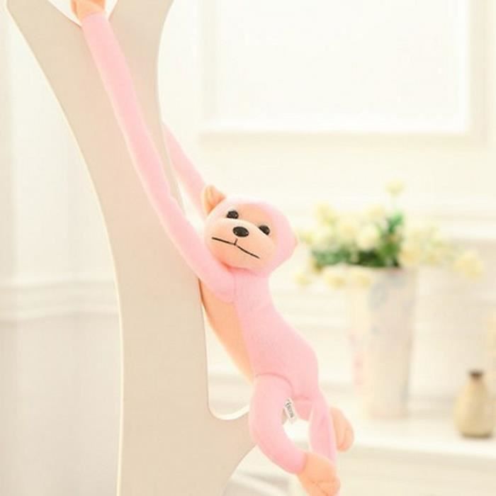 Rose - Peluche singe ?� bras Long pour enfants, Jouet en peluche, Animal mignon Kawaii, Poup?�e en 
