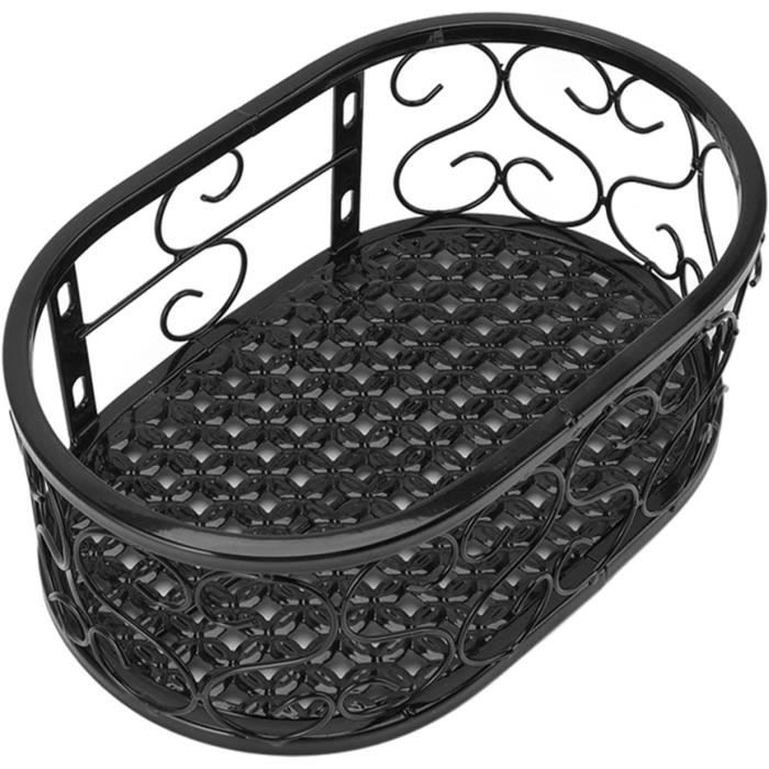 Support Suspendu Pour Pot De Fleurs Rond En Fer - Diamètre 20 Cm, Pour Balcon, Clôture, Terrasse