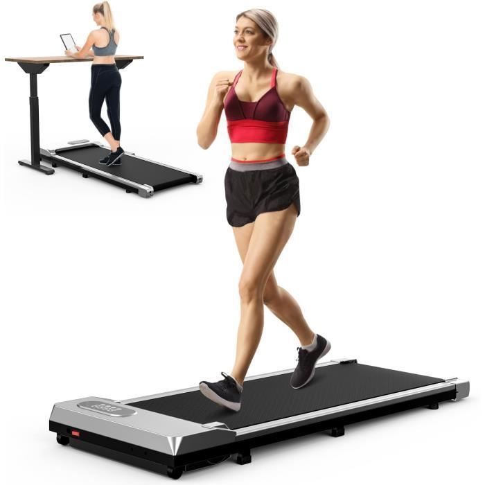 Tapis De Course Pliable 2en1 - 12 Km/h, Pente 7%, 2.5HP - Avec APP