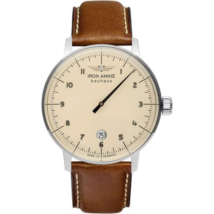 Bauhaus 1 Eta Montre Une Aiguille Pour Homme Avec Bracelet En