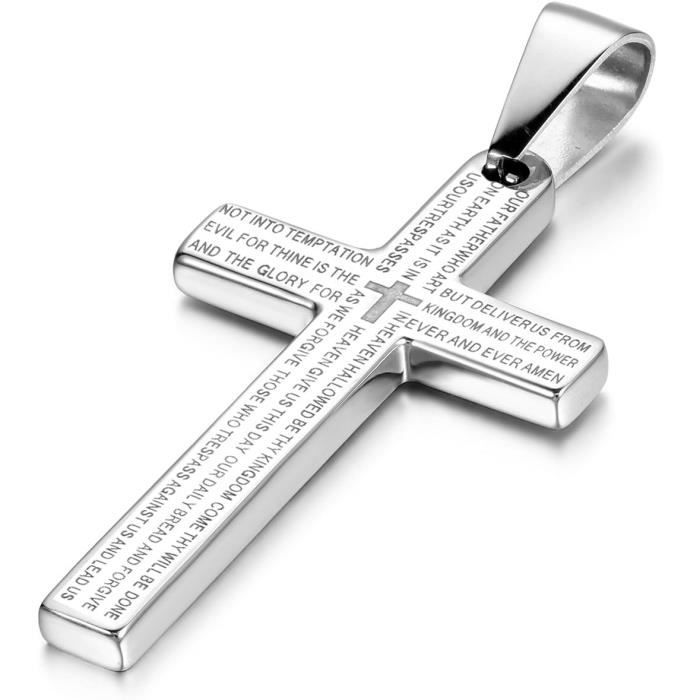 Croix Pendentif En émail Rouge Et Dorure - Symbole De Foi Et De Paix Taille 4 Cm